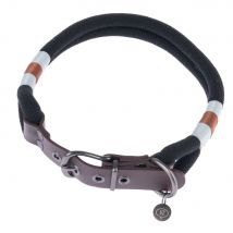 Collar Nomad Tales Spirit ébano para perros - XS: 30 - 36 cm contorno de cuello, 30 mm (An)
