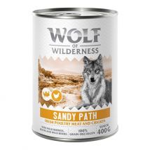 Wolf of Wilderness Senior “Expedition” 6 x 400 g pour chien - Sandy Path - volaille, poulet