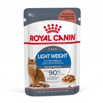 Pack % - Royal Canin sobres 24 x 85 g -  Light Weight Care en salsa
