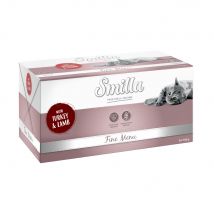 Smilla Fine Menù 8 x 100 g Alimento umido per gatti - Tacchino & Agnello