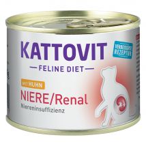 Kattovit Renal (insuficiencia renal) para gatos - 6 x 185 g  - Pollo