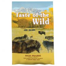 2 + 1 gratis! Taste of the Wild droogvoer 3 x 2 kg - High Prairie (3 x 2kg)