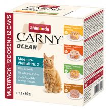 12x80g Ocean lot mixte II 3 x 4 saveurs Animonda Carny - Pâtée pour chat