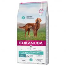 12kg Eukanuba Daily Care Adult Sensitive Digestion - Croquettes pour chien