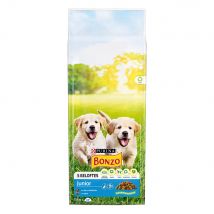 Bonzo Junior avec poulet, légumes et lait nourriture pour chien - Emballage double : 2 x 15 kg