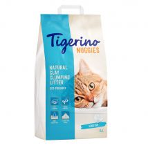 Lettiera Tigerino Nuggies (Ultra) - Sensitive (senza profumo) - Set %: 2 x 14 L (ca. 28 kg)