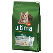 Ultima Cat Adult Kip Kattenvoer - Dubbelpak: 2 x 10 kg