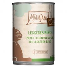 6x400g MjAMjAM puur vlees heerlijk puur rund kattenvoer nat