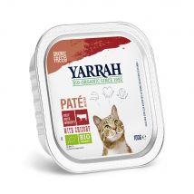 Yarrah Bio Paté 6 x 100 g en tarrinas para gatos - Vacuno ecológico con achicoria ecológica