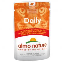 Almo Nature Daily Menu 24 x 70 g - Pack Ahorro - Pollo y buey