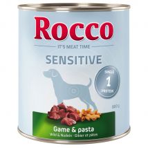 24x800g Sensitive Wild & Noedels Rocco Hondenvoer