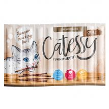 Megapack Catessy Sticks 50 x 5 g snacks para gatos - Salmón a la barbacoa