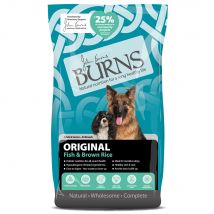 2x12kg Burns Original poisson, riz brun - Croquettes pour chien