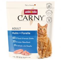 350g Animonda Carny Adult poulet, truite - Croquettes pour chat