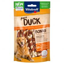 Vitakraft pure DUCK Bonas Ossicini con Anatra Snack per cani - Set %: 3 x 80 g