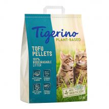 Lettiera Tigerino Plant-Based Tofu – Profumo di tè verde - Set %: 2 x 4,6 kg