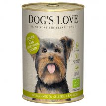 Dog´s Love Bio 6 x 400 g comida húmeda ecológica para perros - Pollo ecológico