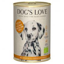 Dog´s Love Bio 6 x 400 g comida húmeda ecológica para perros - Pavo ecológico