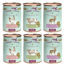 Terra Canis Menú sin cereales pack mixto comida húmeda para perros - Pack mixto 6 x 400 g (3 variedades)