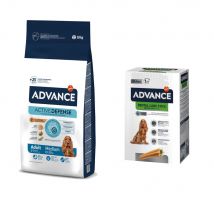 Advance Dog M/L + Advance Dental Snack gratis - Medium Adult 18 kg