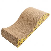 Tiragraffi Croci Wavy con erba gatta - giallo / nero