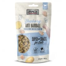 60 g MAC’s Cat Shakery Snacks Anti-Hairball au poulet et au bœuf