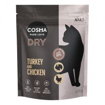 Cosma dinde, poulet pour chat – 400 g