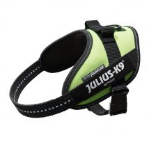 Harnais Julius-K9 IDC® Power, vert fluo pour chien - taille S : tour de poitrail 49 - 67 cm