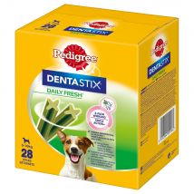 84 Dentastix Mini - Fresh Daily Oral Care Pedigree pour petit chien