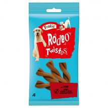 18x6 pièces Frolic Rodeo Twistos au bœuf friandises pour chiens