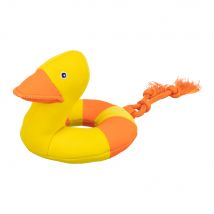 Jouet Trixie Aqua Toy Canard sur corde pour chien - L 36 x l 20 x H 14 cm
