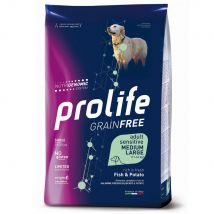 Prolife Grain Free Adult Sensitive Medium/Large Pesce & Patate - 10 kg
