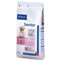 Virbac Veterinary HPM Senior Large & Medium - 2 x 12 kg - Pack Ahorro