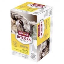 Animonda Integra Protect Adult Sensitive 24 x 100 g para gatos Pack Ahorro - Pack mixto: 4 variedades