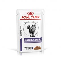 12x85g Royal Canin Expert Mature Consult en sauce - Pâtée pour chat