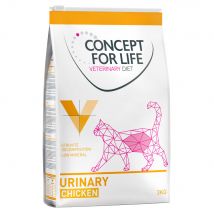 Voordeelpakket Concept for Life Veterinary Diet Kattenvoer 3 x 3 kg Urinary (3 x 3 kg)