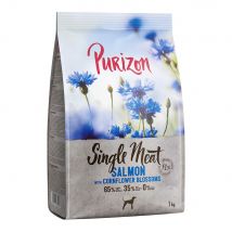 Purizon Single Meat Adult saumon, épinards - sans céréales pour chien - 1 kg