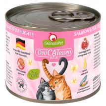 GranataPet DeliCatessen Adult Garnalen Kattenvoer - Bestel ook natvoer: 6 x 200 g GranataPet DeliCatessen - Zalm & Zeevruchten