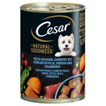 Cesar Natural Goodness pour chien - poulet (6 x 400 g)