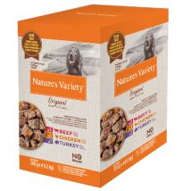 Nature's Variety Original Paté No Grain Medium/Maxi Adult Hondenvoer - Mix (Rund, Kip, Kalkoen) 8 x 300 g