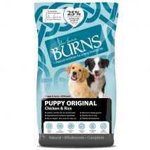 2x12kg Puppy Original poulet riz Burns - Croquettes pour Chien