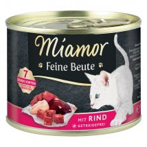 Miamor Feine Beute 12 x 185 g - Manzo