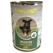 Caniland Insecten Natvoer Hondenvoer - Amarant en Appel 6 x 400 g
