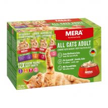 MERA comida húmeda para gatos adultos pack mixto 12 x 85 g - 12 x 85 g