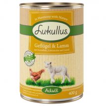 Lukullus, Adulte volaille & agneau - 6 x 400 g