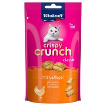 4x 60g Vitakraft Crispy Crunch met Gevogelte Kattensnacks