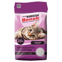 Litière Super Benek Compact Lavande pour chat - 25 L