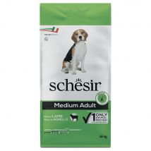 Schesir Medium Adult agneau pour chien - 12 kg