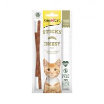 GimCat Sticks aux insectes pour chat - 6 x 3 bâtonnets