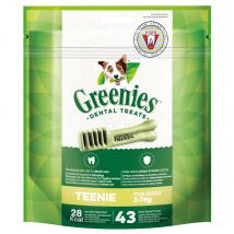 Greenies snacks dentales para perros 170 g / 340 g - Pack Ahorro - Teenie 3 x 340 g (129 uds.)